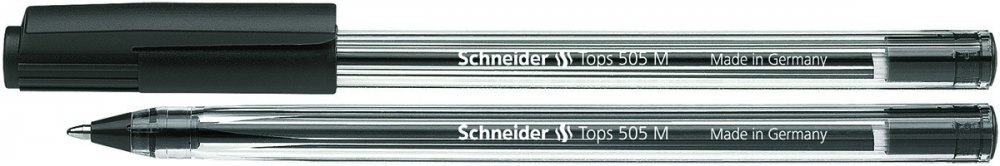 Długopis Schneider TOPS 505, M, czarny 50szt