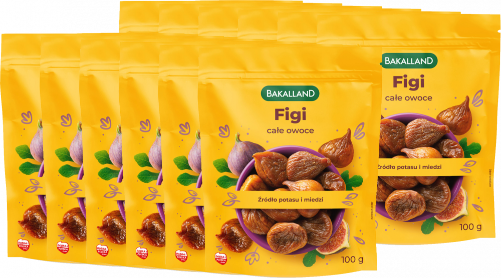 12x Figi suszone Bakalland, 100g