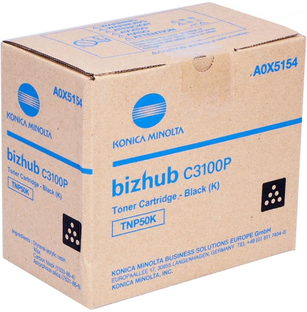 Toner Konica Minolta A0X5154 (TNP-50K), 5000 stron, black (czarny)