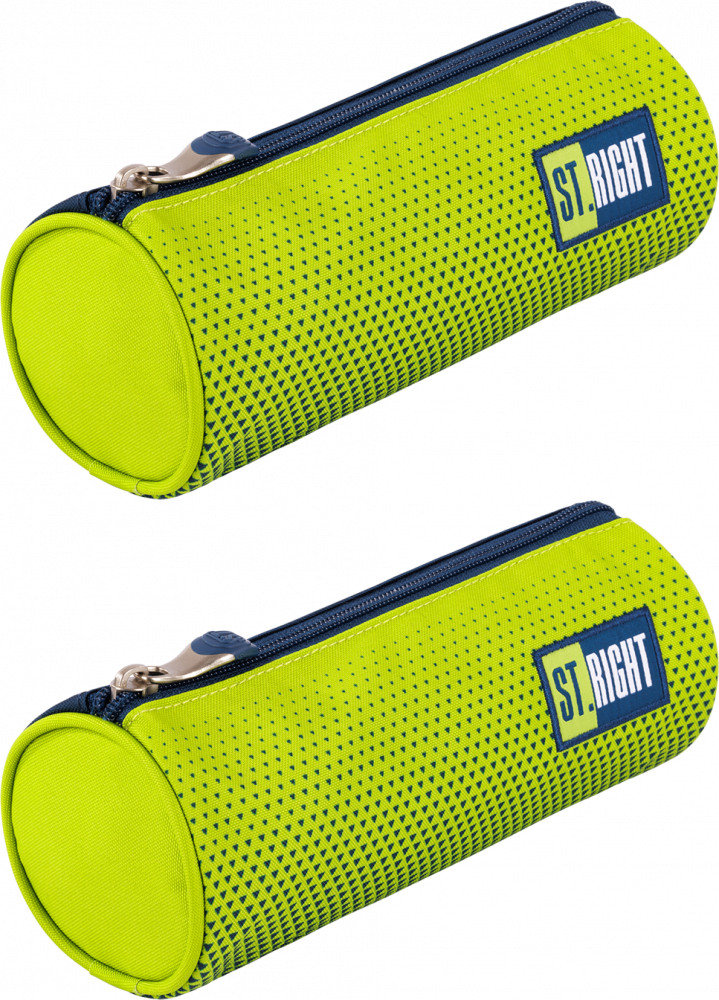 2x Piórnik tuba St.Right PU1 Lemon Gradient, bez wyposażenia, 23x9.5x6cm, żółty