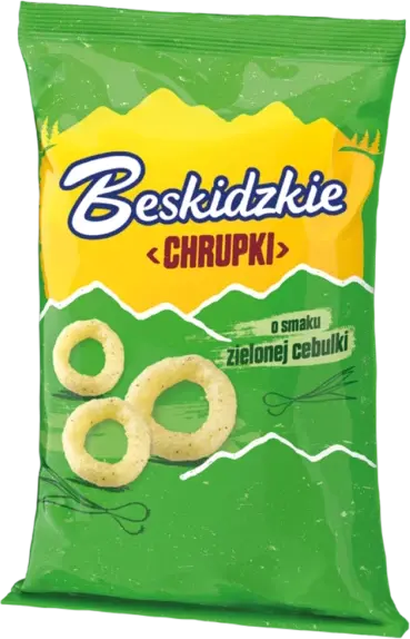 Chrupki Beskidzkie Aksam, zielona cebulka, 85g