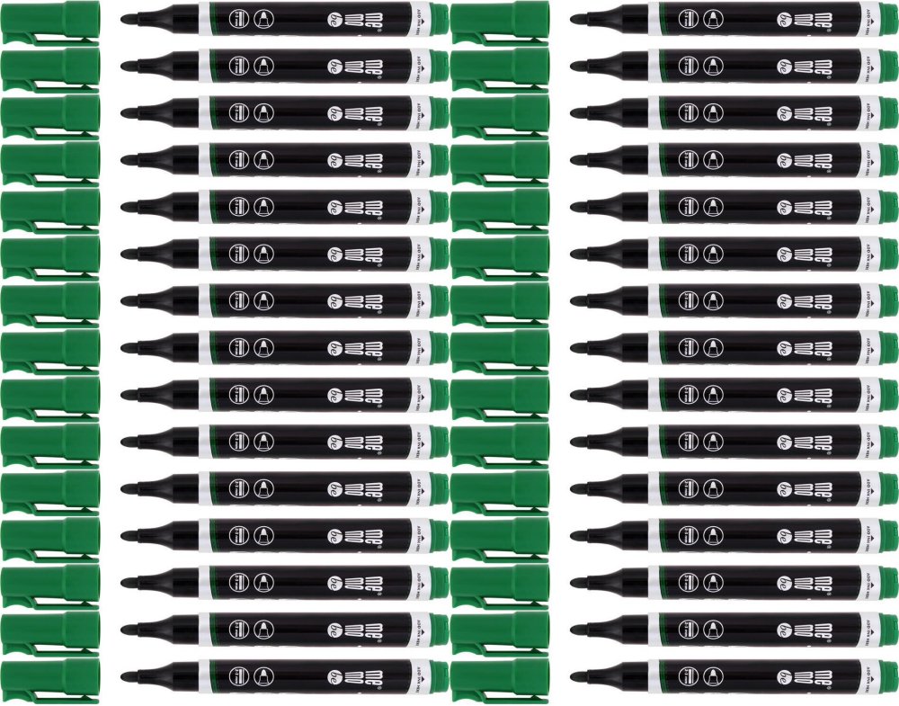 50x Marker permanentny MemoBe, okrągła, zielony