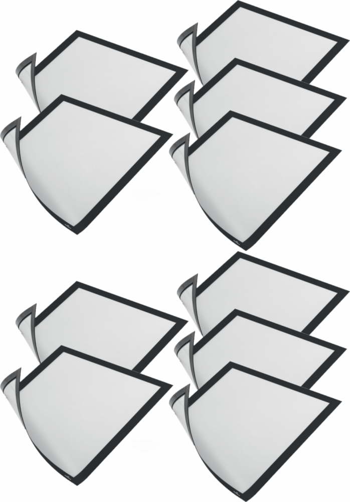 2x Ramka magnetyczna Durable Duraframe Magnetic, A6, 5 sztuk, czarny