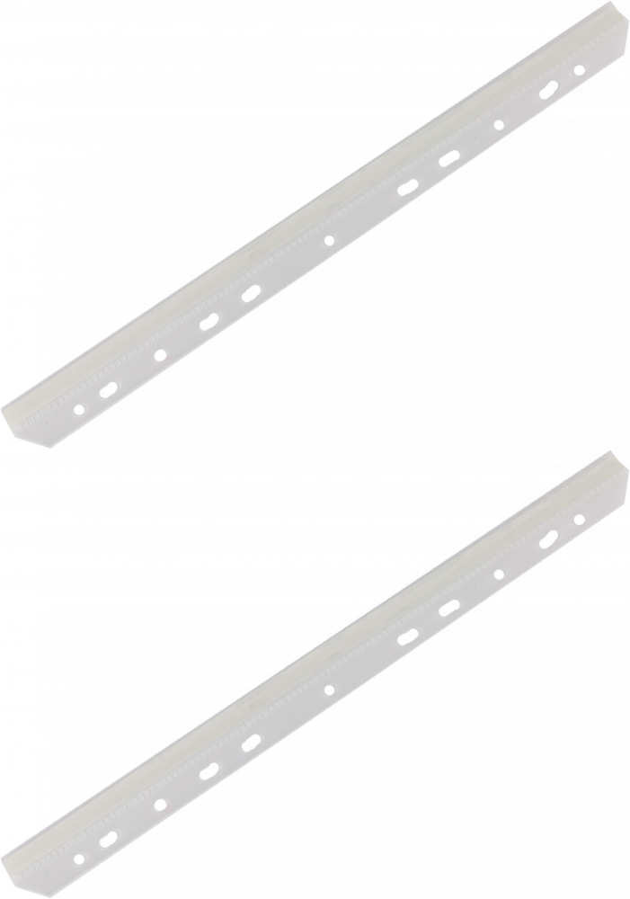 2x Listwa samoprzylepna wpinana Argo, pasek kleju 8mm, 100 sztuk, przezroczysty