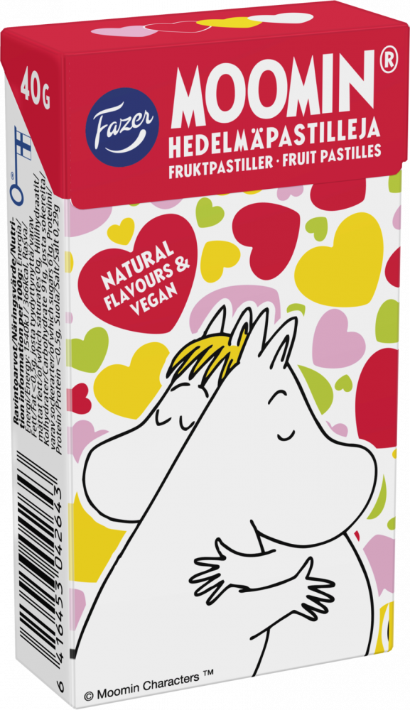 Pastylki owocowe Fazer Moomin, owocowy, 40g