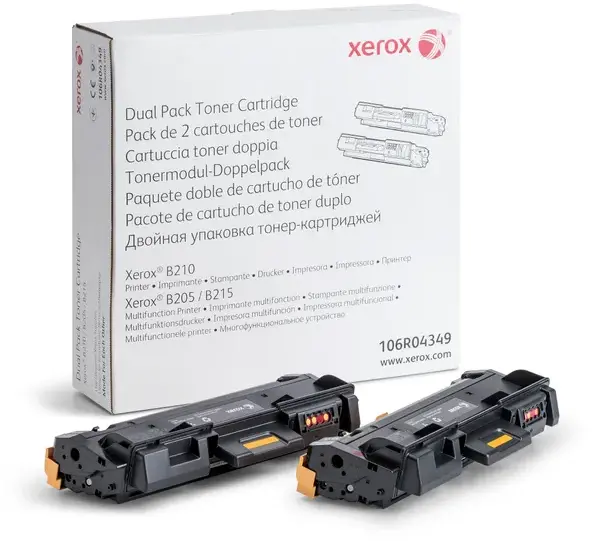 Toner Xerox (106R04349), 2x3000 stron, 2 sztuki, black (czarny)