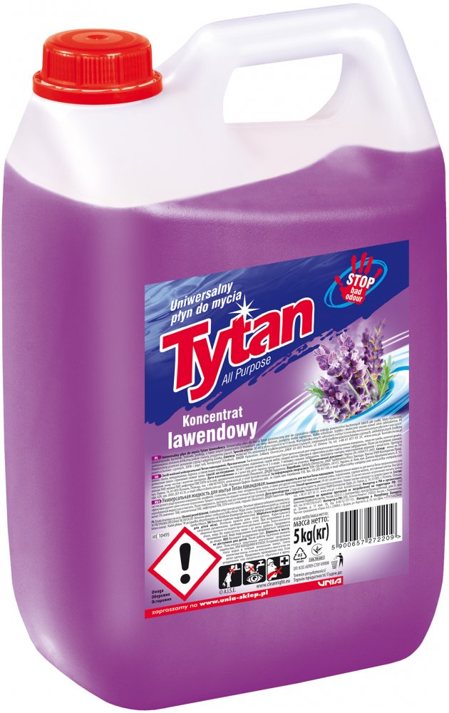 Płyn uniwersalny Tytan, koncentrat, lawendowy, 5kg