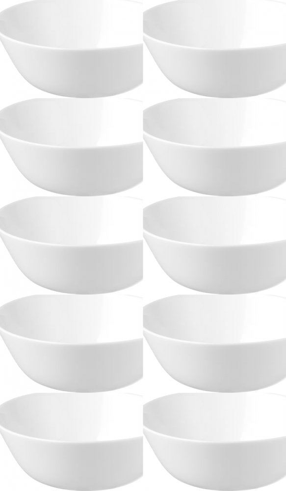 10x Miska OFTAST, 15 cm, biały