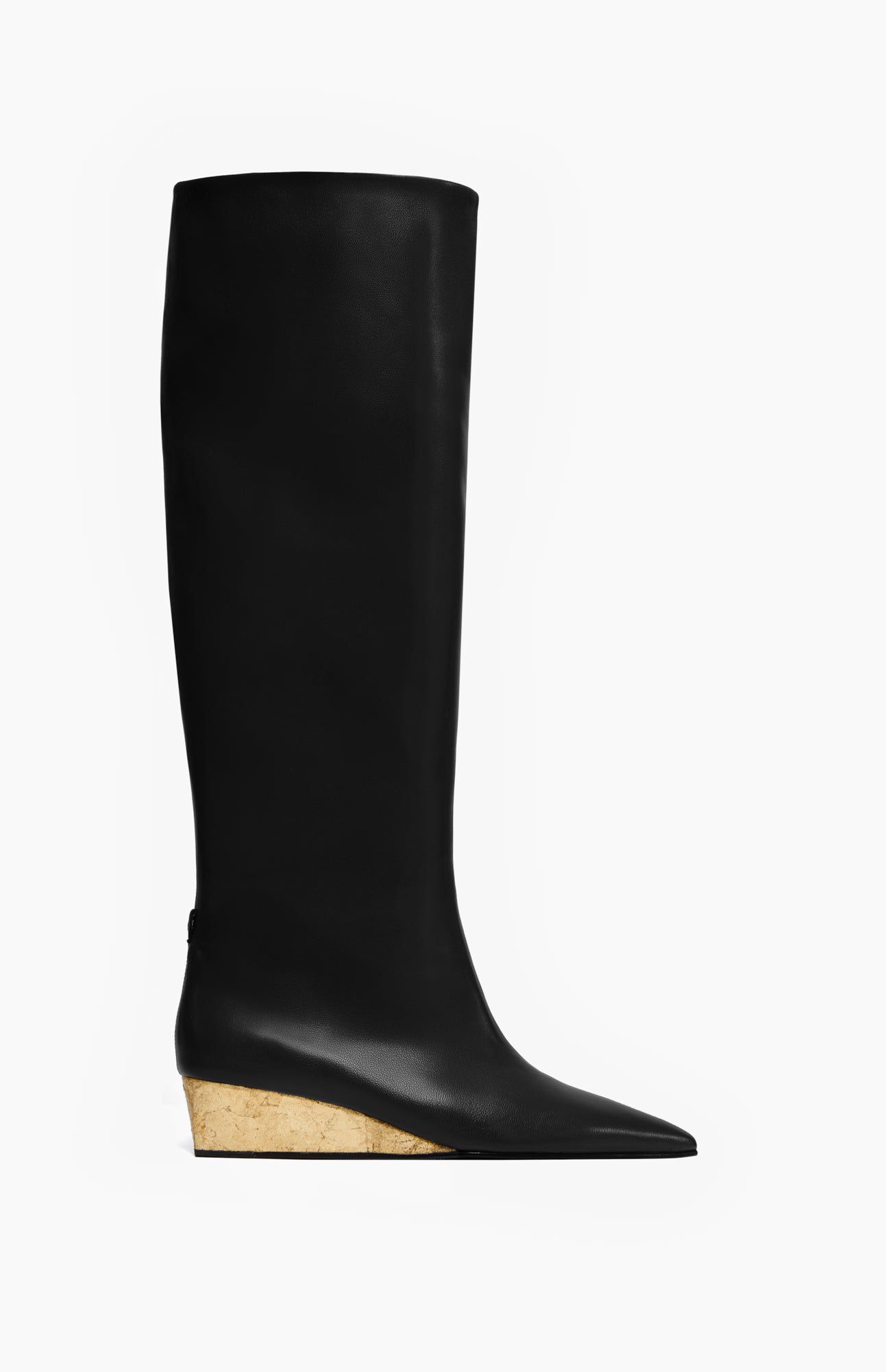 Skórzane kozaki damskie SOPHIA DEEP BLACK 41 - Vanda Novak