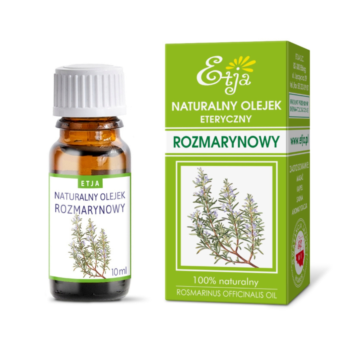 Etja - naturalny olejek eteryczny, rozmarynowy, 10 ml