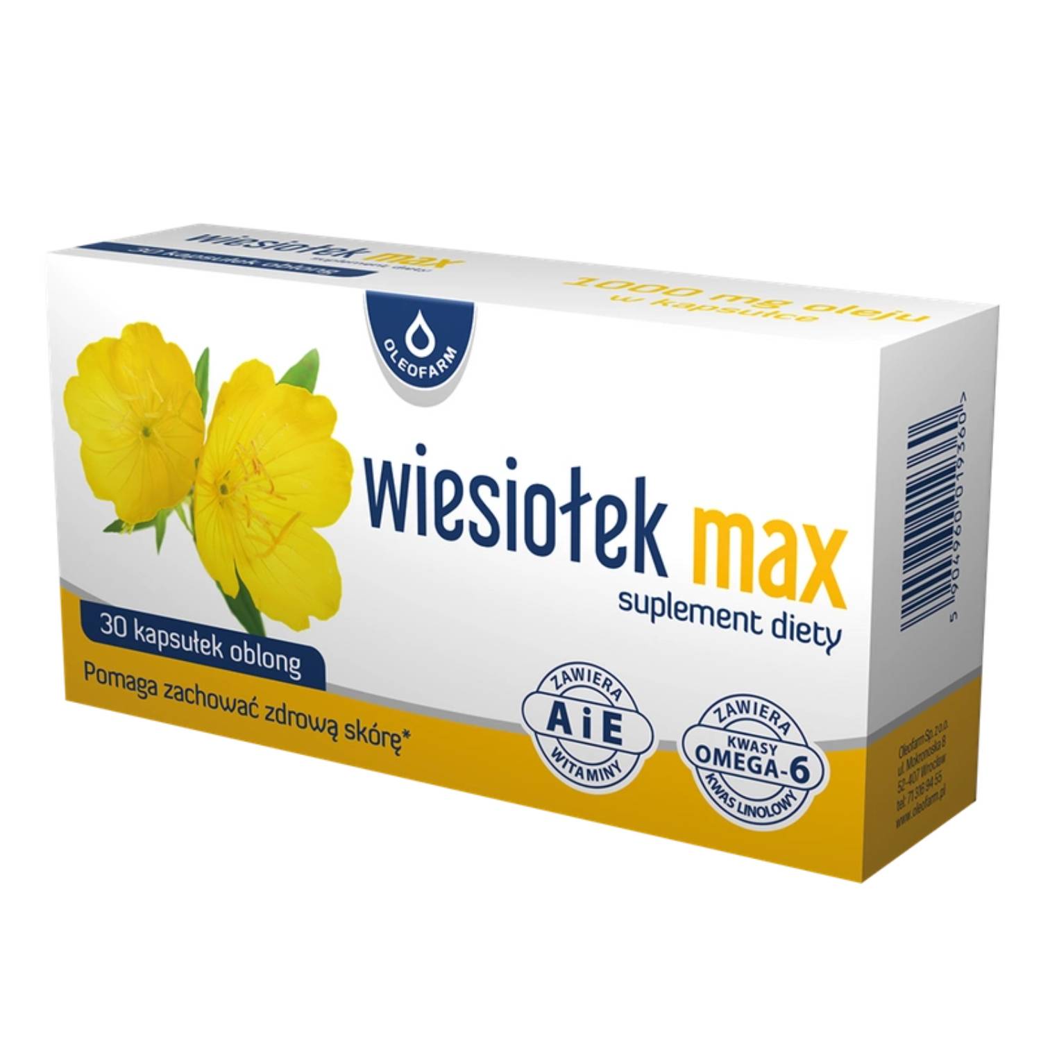 Wiesiołek max, 30 kapsułek