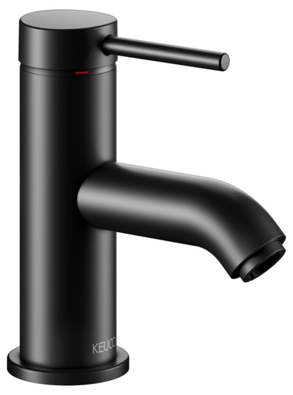Keuco IXMO Soft bateria umywalkowa stojąca czarny mat 59504372100