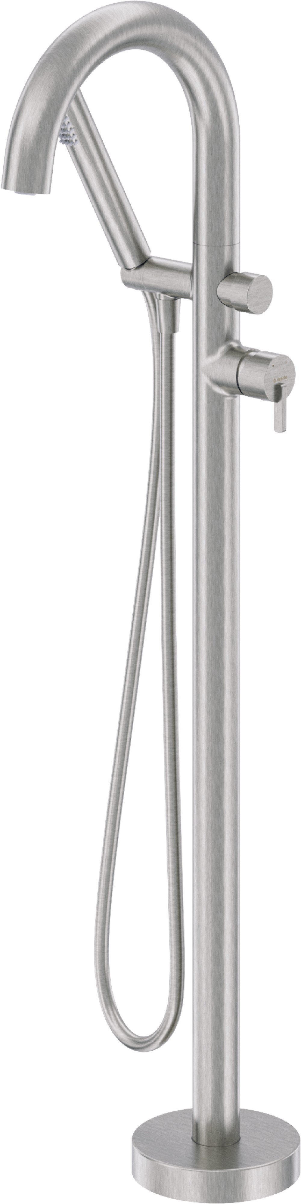 Deante Silia bateria wannowo-prysznicowa wolnostojąca stal BQS_F17N