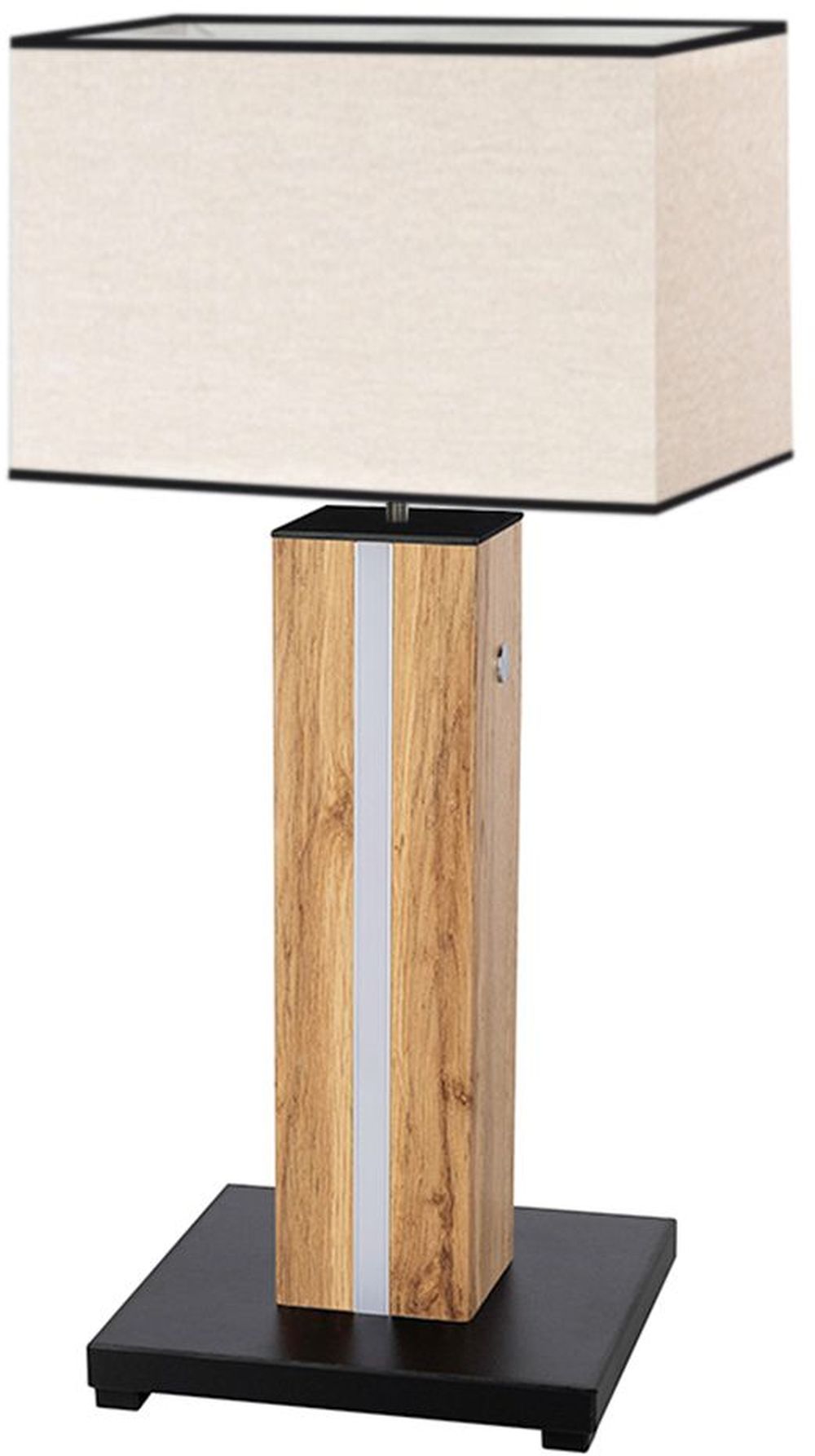 Britop Lighting Flame lampa stołowa 1x40W 1x4.6W LED czarny/beżowy 861319187