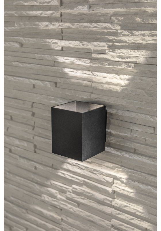 GTV Campione kinkiet 1x40 W czarny OS-CAMD40WG9KW-00