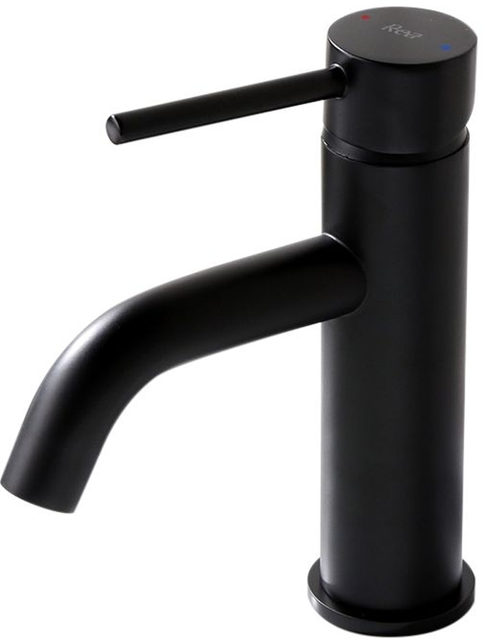 Rea Lungo Black bateria umywalkowa stojąca czarna REA-B4102 - Wysyłka w 24h