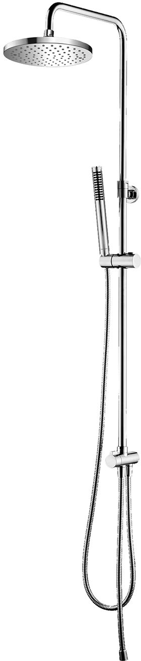 Omnires Y zestaw prysznicowy ścienny z deszczownicą chrom SYSYCR