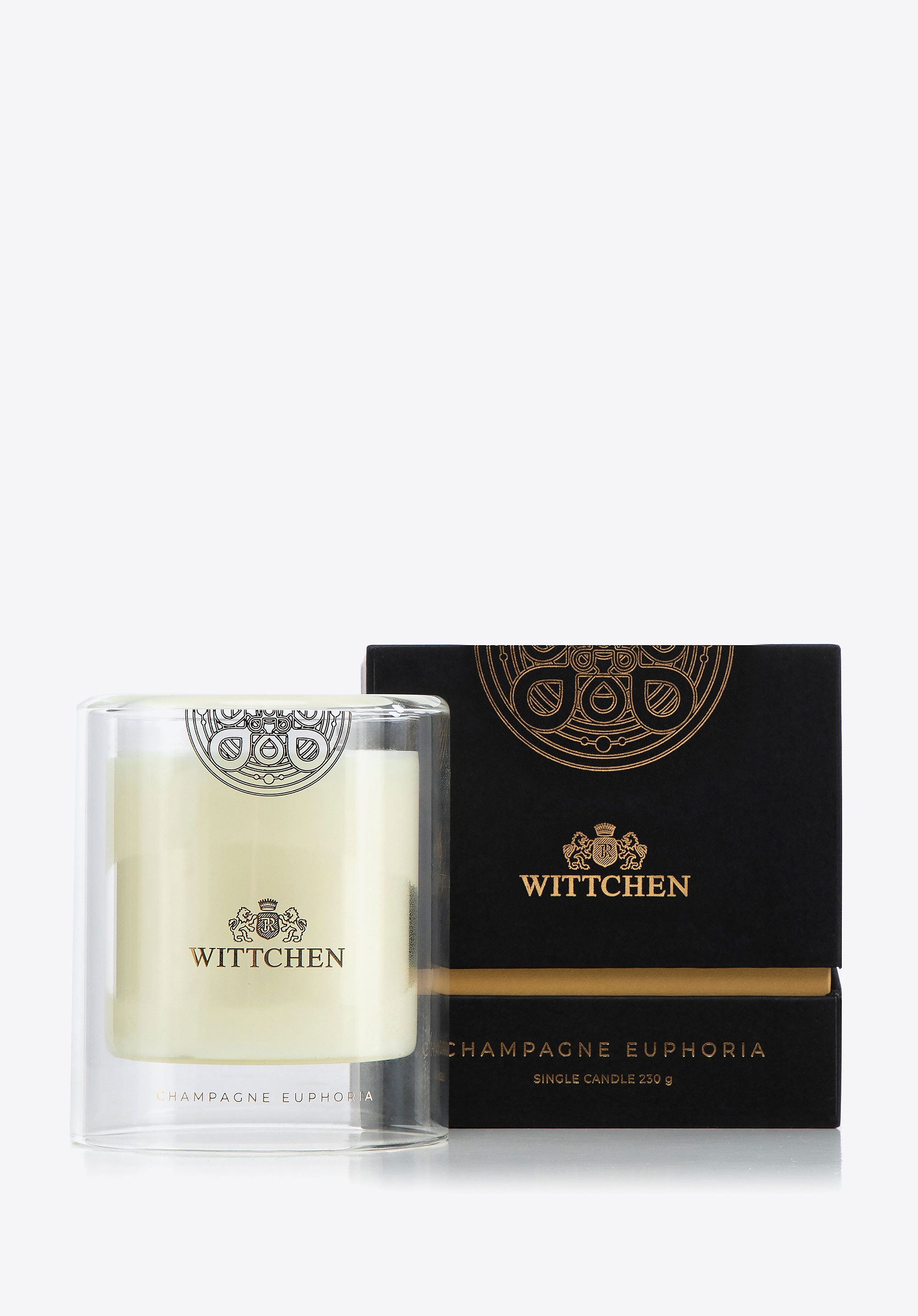 Sojowa świeca z bawełnianym knotem mała Champagne Euphoria