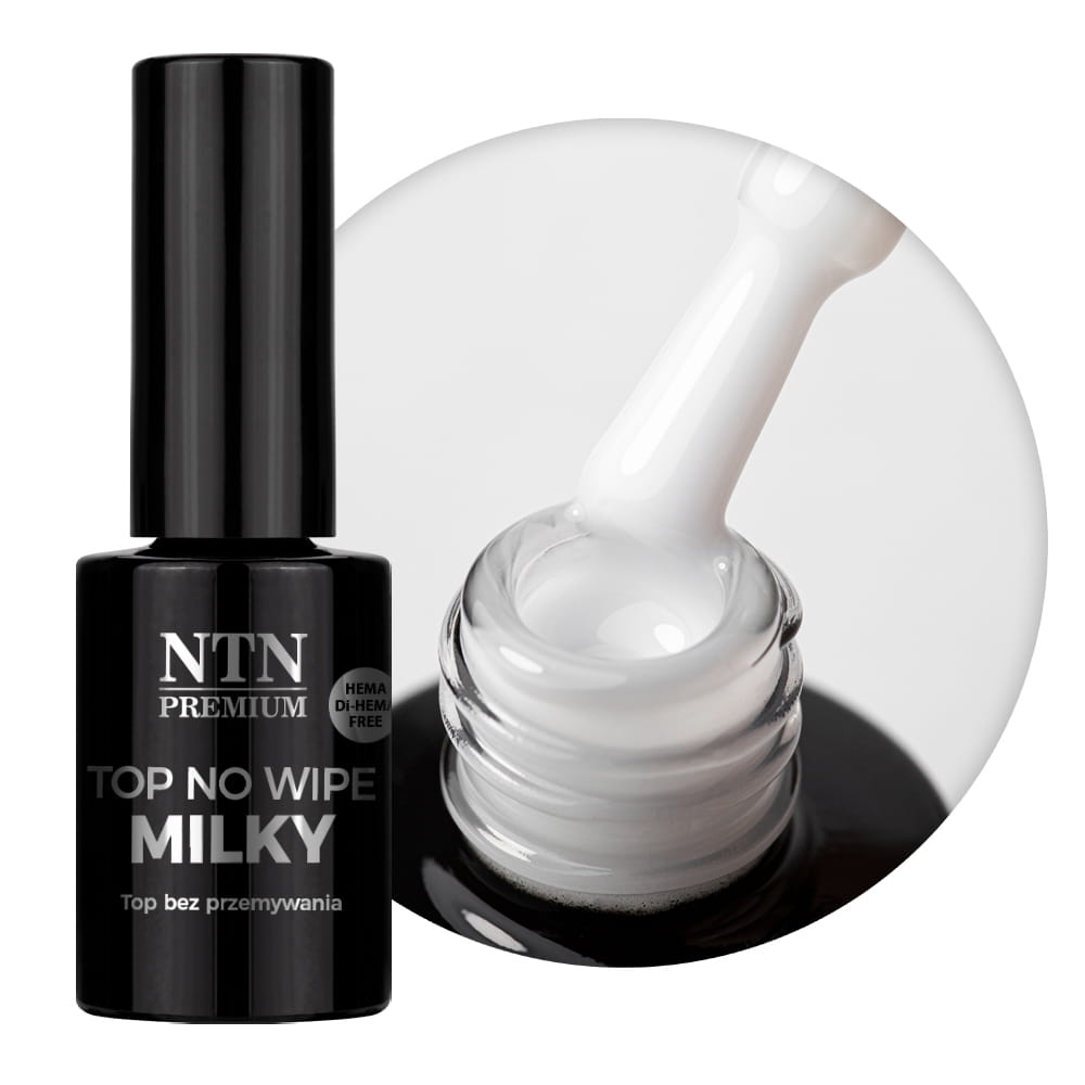 Top Milky no wipe bez przemywania NTN Premium White HEMA/Di-HEMA Free 7g