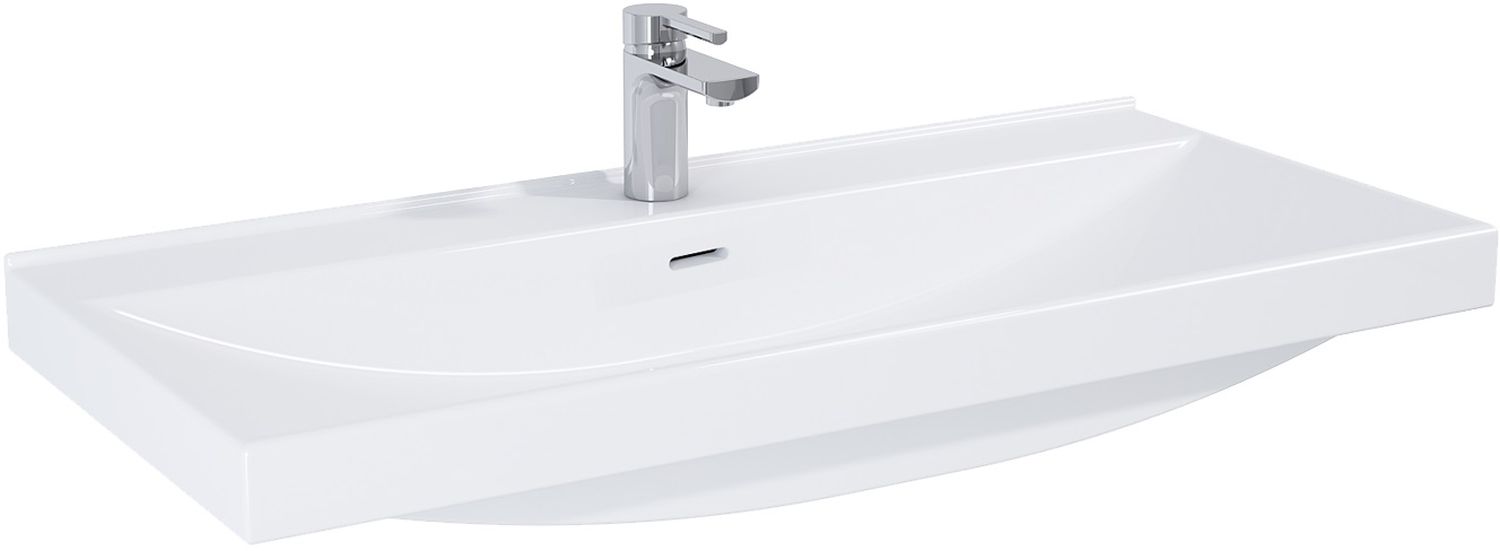 Darmowa Dostawa - Umywalka 101x46 cm prostokątna meblowa biała Elita Maxxi RE041000078060