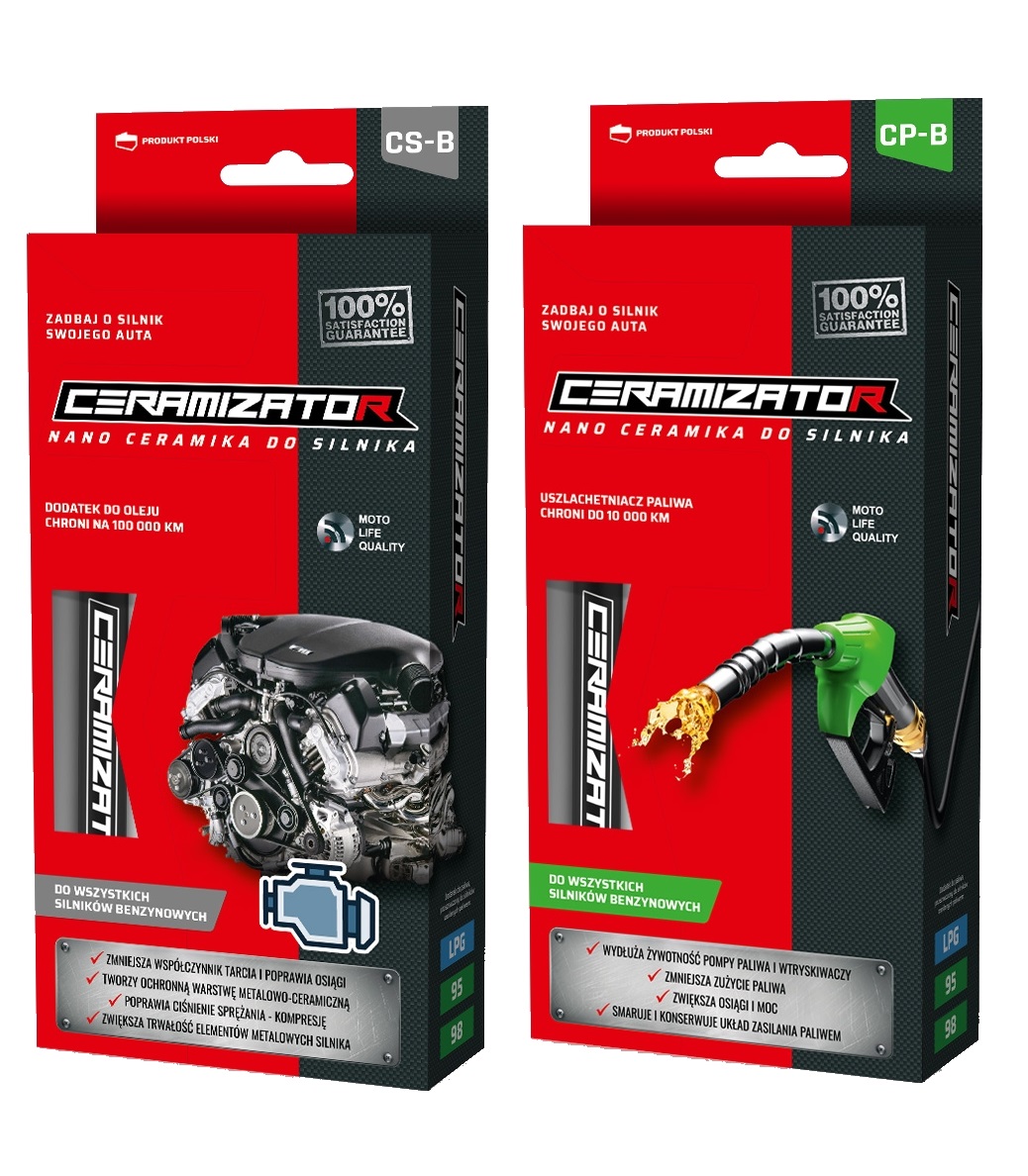 CERAMIZATOR ZESTAW DO SILNIKÓW BENZYNOWYCH CS-B + CP-B - Petrostar