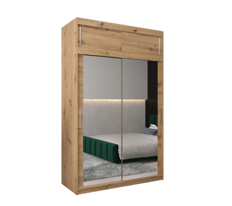 Szafa przesuwna Garderoba Abiks Tokyo 3 150 artisan + artisan z nadstawką 1 szt.