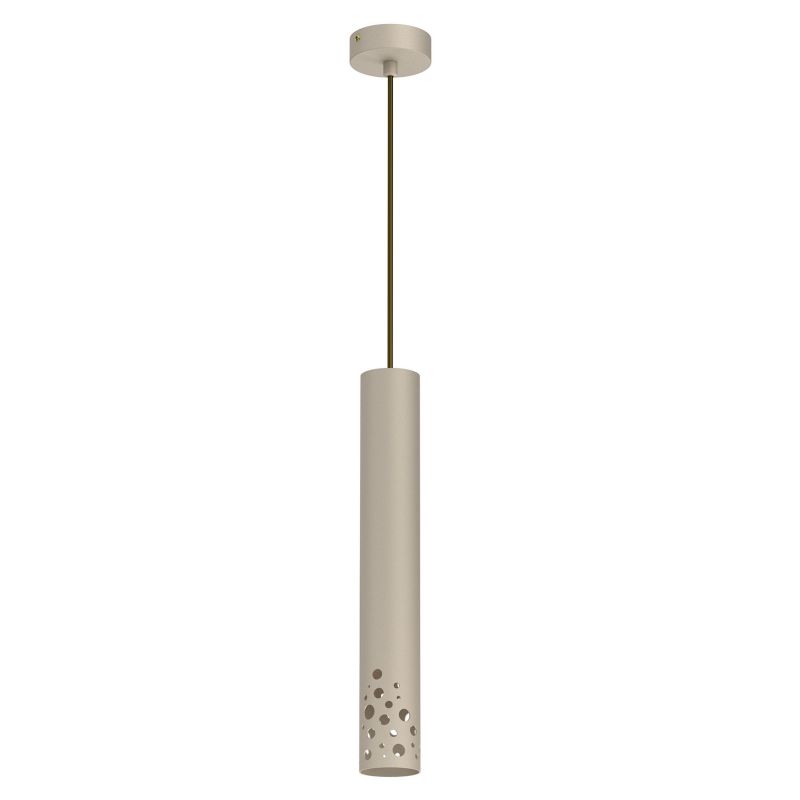 Lampa wisząca Luminex Tibia Buble 7365 kremowa tuba 1xGU10 x 8W 1 szt.