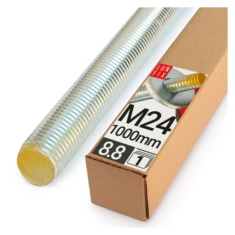 Pręt gwintowany Lun Fix kl.8.8 ocynkowany M24x1000 1szt.