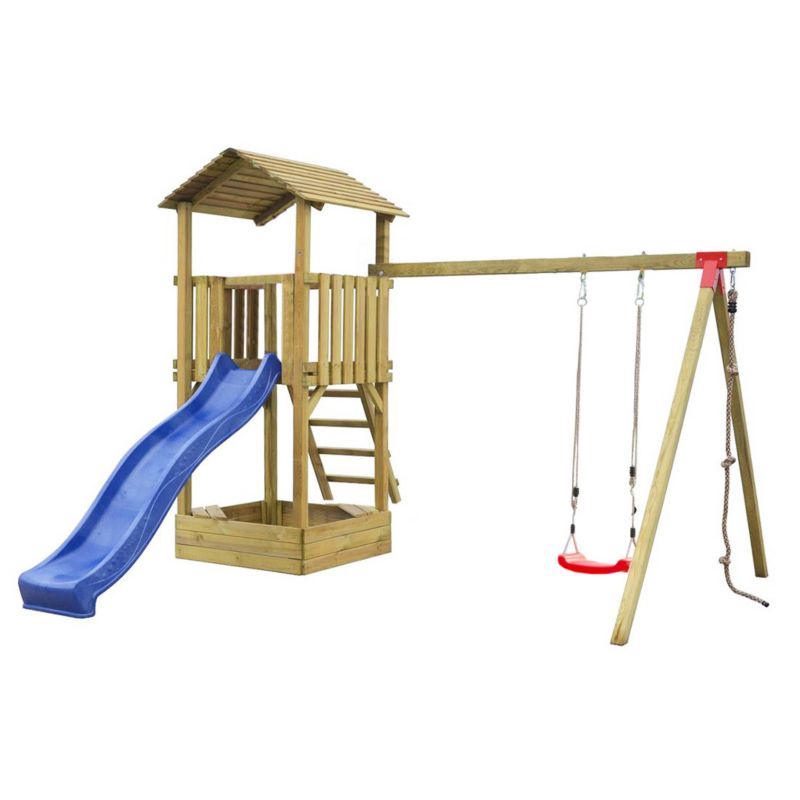 Drewniany plac zabaw dla dzieci 4iQ Group Lusia 1 szt.