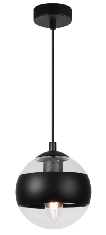 Lampa sufitowa wisząca Light Home LH Toledo 1x E14 60W czarny 1szt.