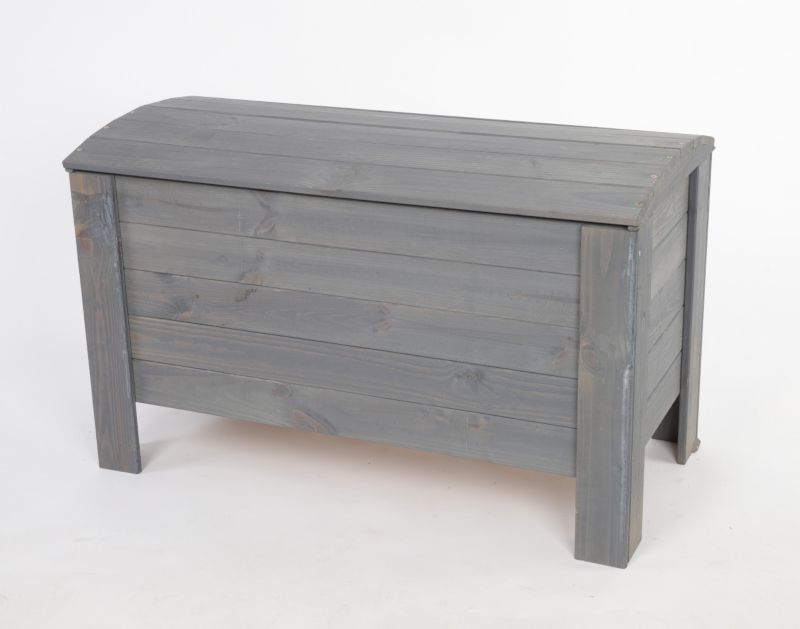 Kufer ogrodowy drewniany MODO24 impregnacja szara sosnowy eko 1 szt.