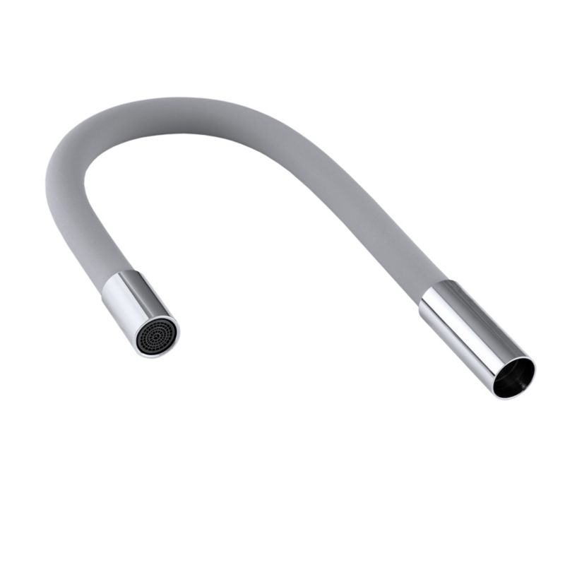 Wylewka Elastyczna Do Baterii Wciskana Granitan Szara 1 szt.