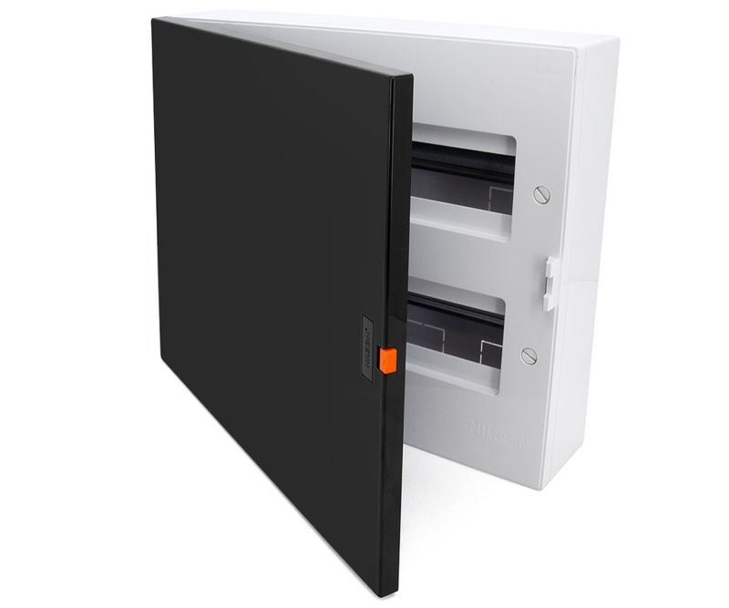 Obudowa modułowa ABS z szyną TH i poziomnicą NILSON 32881036 36-modułowa, rozdzielnia natynkowa IP40, 1 szt.