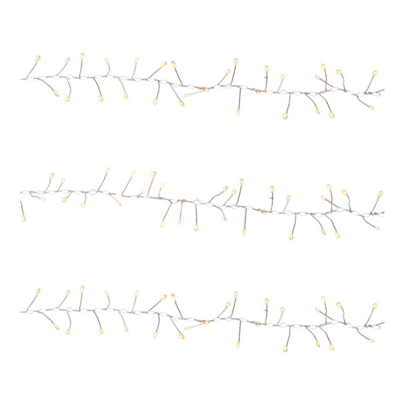 Lampki sznur 302 led ciepłe/zimne białe