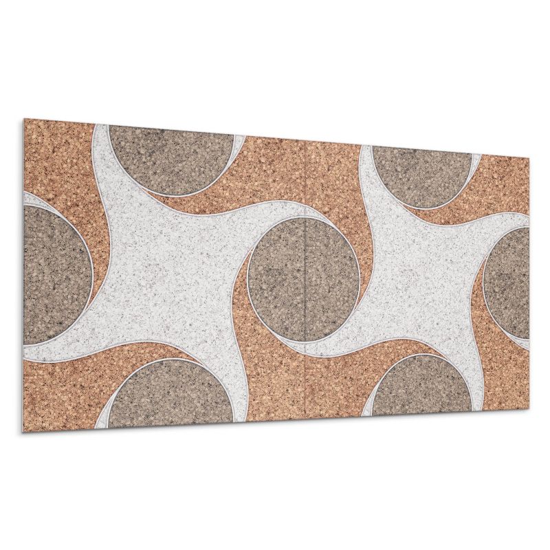 Panel samoprzylepny Wallfluent 120x60 cm Wzór falujący w okręgi 1 szt.