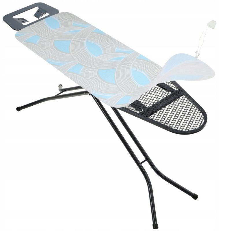 Pokrowiec KADAX na deskę do prasowania 110x30 cm naciągany podkład szare linie 1 szt.