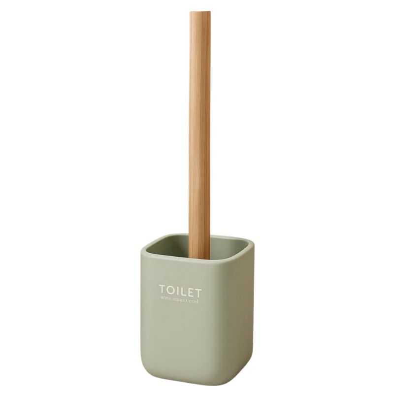 Szczotka Do Wc Berilo Miętowy Plastikowy Pojemnik 9,5X9,6X37 Cm 1Szt.