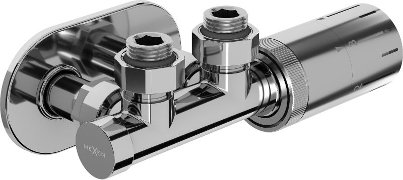 Zestaw termostatyczny kątowy Mexen G05 chrom W907-958-905-01 1 szt.