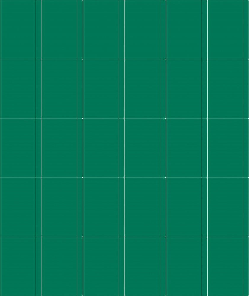 40x Teczka kartonowa z gumką Interdruk, A4 +, 300g/m2, zielony