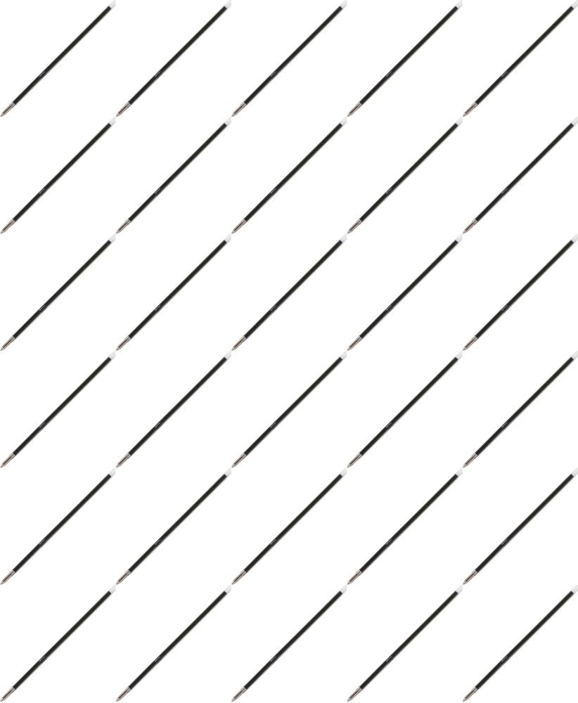 100x Wkład LE015 do długopisu D.Rect, 294, 0.7mm, czarny