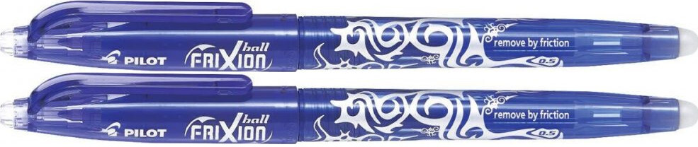 2x Pióro kulkowe wymazywalne Pilot Frixion Ball, 0.5mm, niebieski