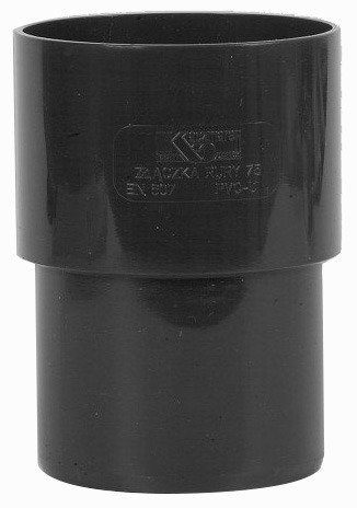 Złączka rury spustowej Grafit Fi75