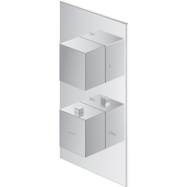 OMNIRES Element natynkowy termostatycznej baterii pryszn-wann Y podty