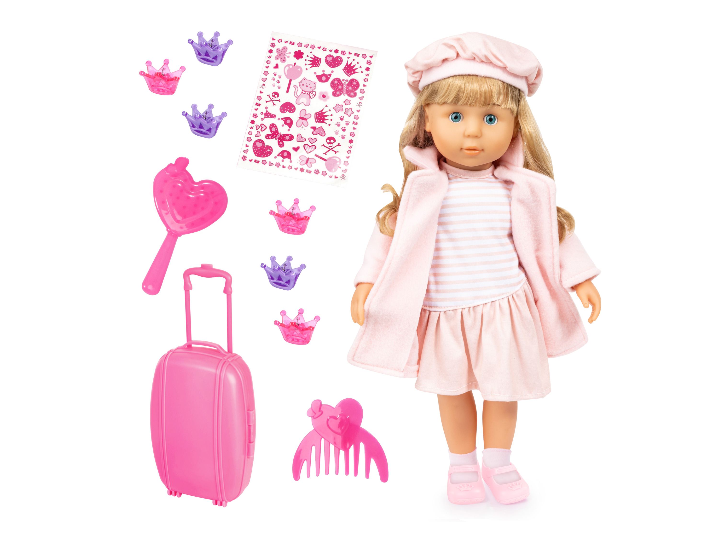 Bayer Design Lalka Charlene „Kiss & Love” Różowy