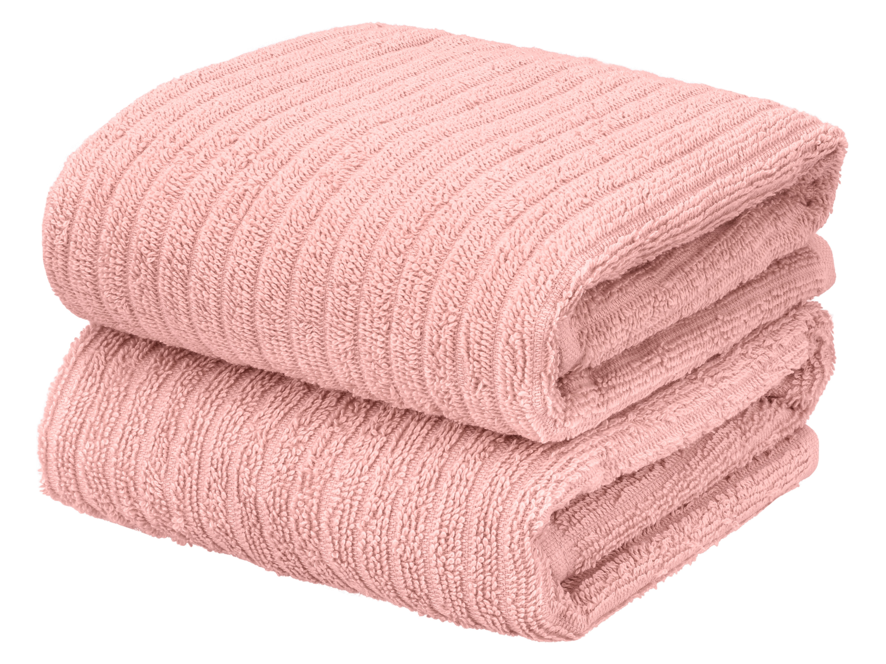 Livarno Komplet 2 ręczników frotte, 50 x 100 cm Różowy