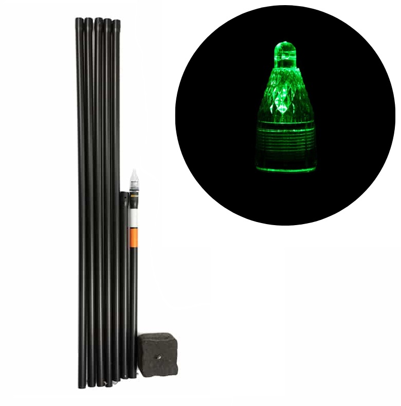 Undercarp Marker Karpiowy z Czujnikiem Zmierzchu Zielony 6m