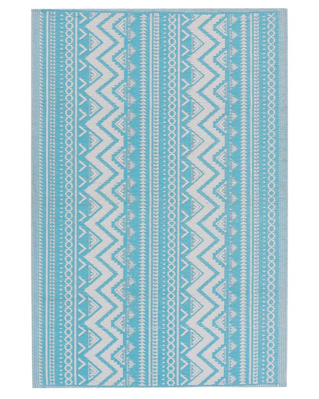 Dywan zewnętrzny 120 x 180 cm turkusowy Nagpur 1 szt.