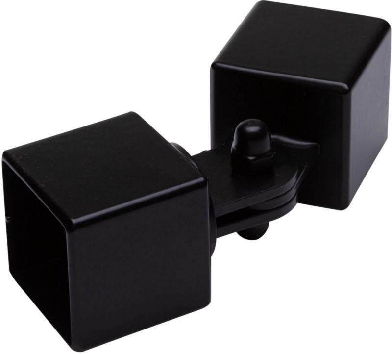 Złącze nastawne tralki Kornik 22 x 22 mm czarne