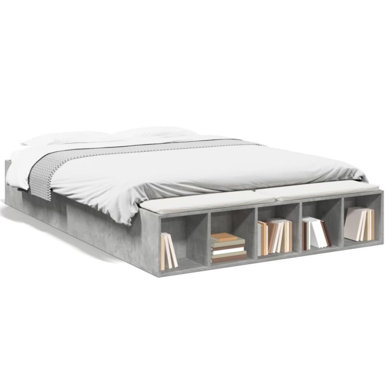 Łóżko drewniane WaszeMeble 160x200 cm szarość WM-3280555 1 szt.