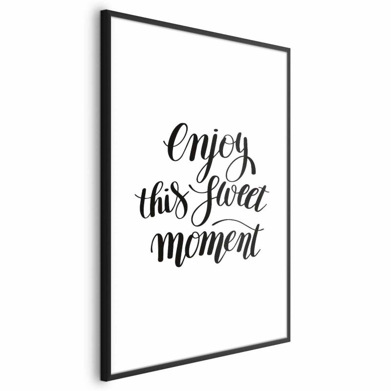 Plakat Artgeist Enjoy 60x90 cm z ramą czarną 1 szt